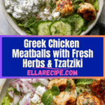 Greek Chicken Meatballs Recipe