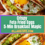 Crispy Feta Fried Eggs Recipe