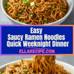 Easy Saucy Ramen Noodles Recipe