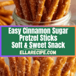 Cinnamon Sugar Pretzel Sticks Recipe
