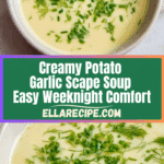 Potato Garlic Scape Soup Recipe