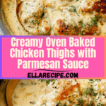 Creamy Oven Baked Chicken Thighs Recipe