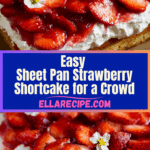 Sheet Pan Strawberry Shortcake Recipe