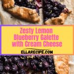 Lemon Blueberry Cream Cheese Galette Recipe