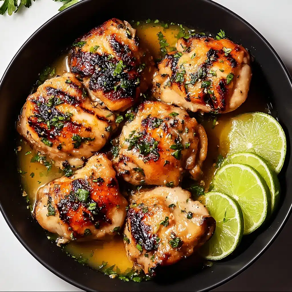 Honey Lime Grilled Chicken Thighs 3 Flatbread Pizza Margherita Recipe - Recipe Image
