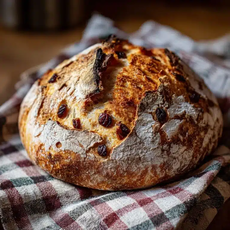 RUSTIC NO-KNEAD CRANBERRY ORANGE BREAD Recipe