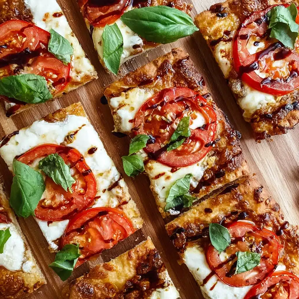 Flatbread Pizza Margherita 4 Flatbread Pizza Margherita Recipe - Recipe Image