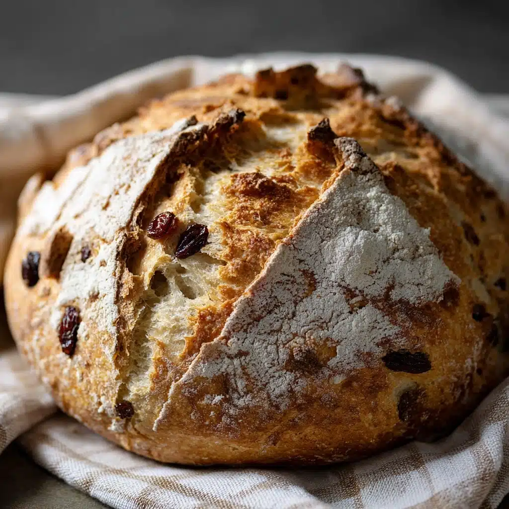 RUSTIC NO-KNEAD CRANBERRY ORANGE BREAD Recipe - Recipe Image