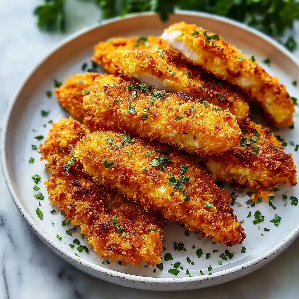 Crispy Baked Chicken Tenders Recipe 7 Crispy Baked Chicken Tenders Recipe - Recipe Image
