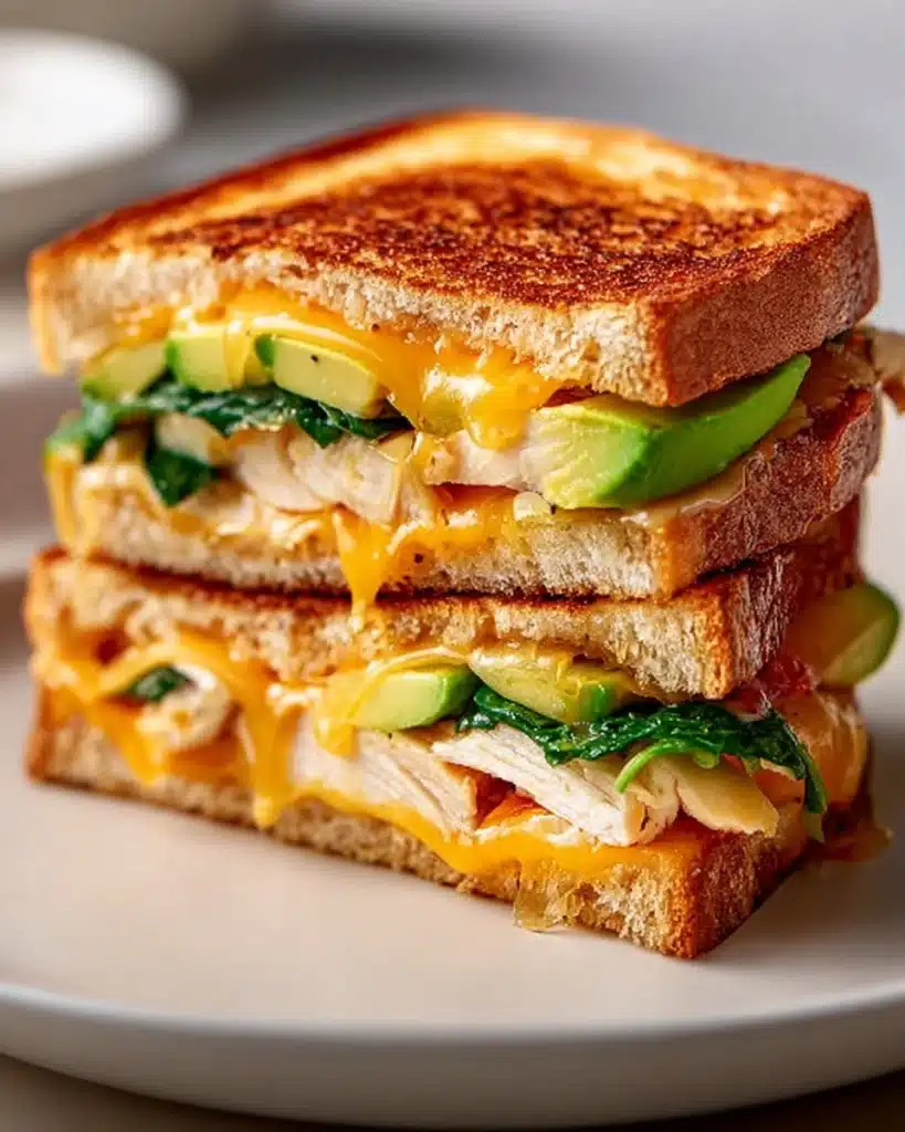 Chicken Avocado Melt Sandwich Recipe