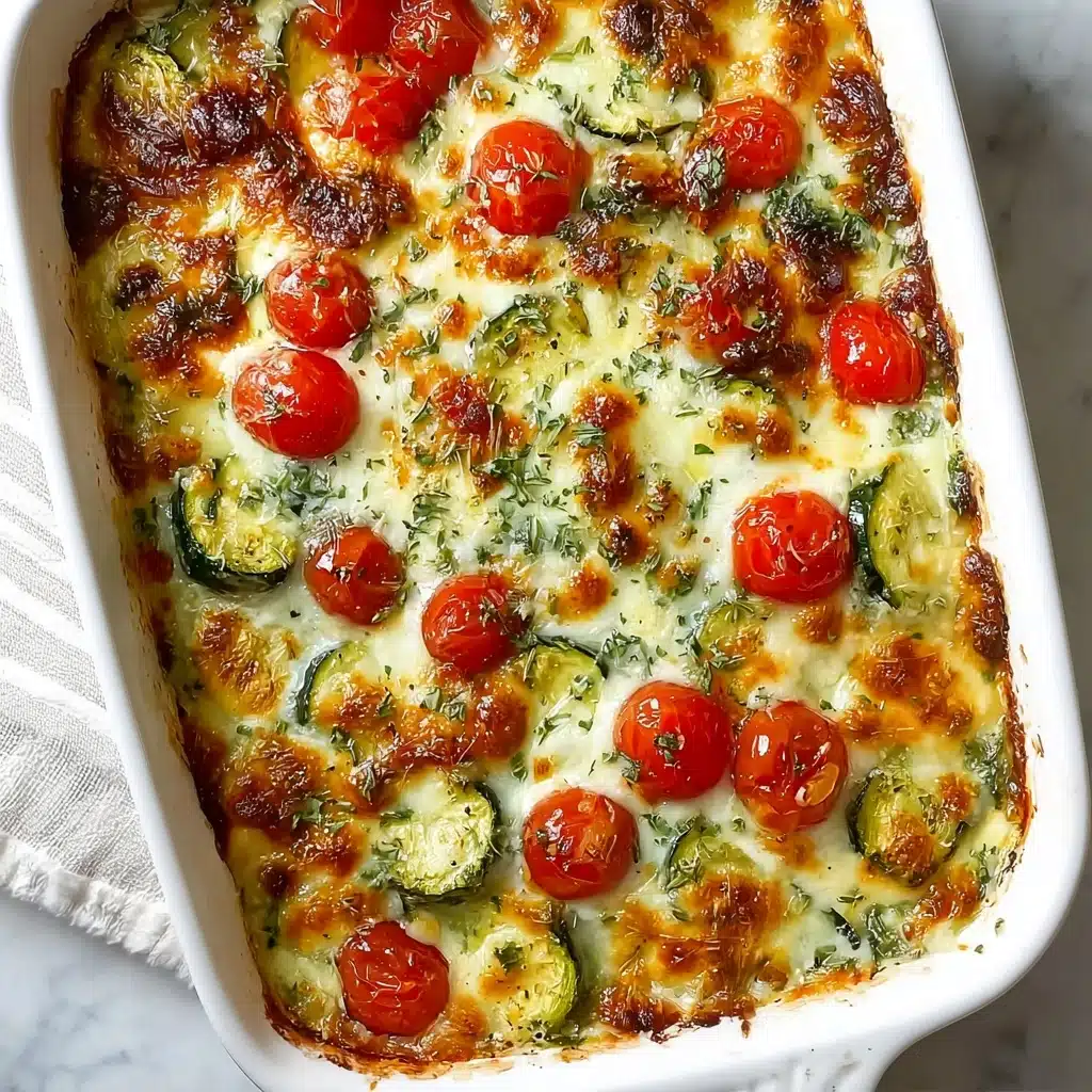Simple Baked Zucchini and Cheese Recipe 4 Simple Baked Zucchini and Cheese Recipe - Recipe Image