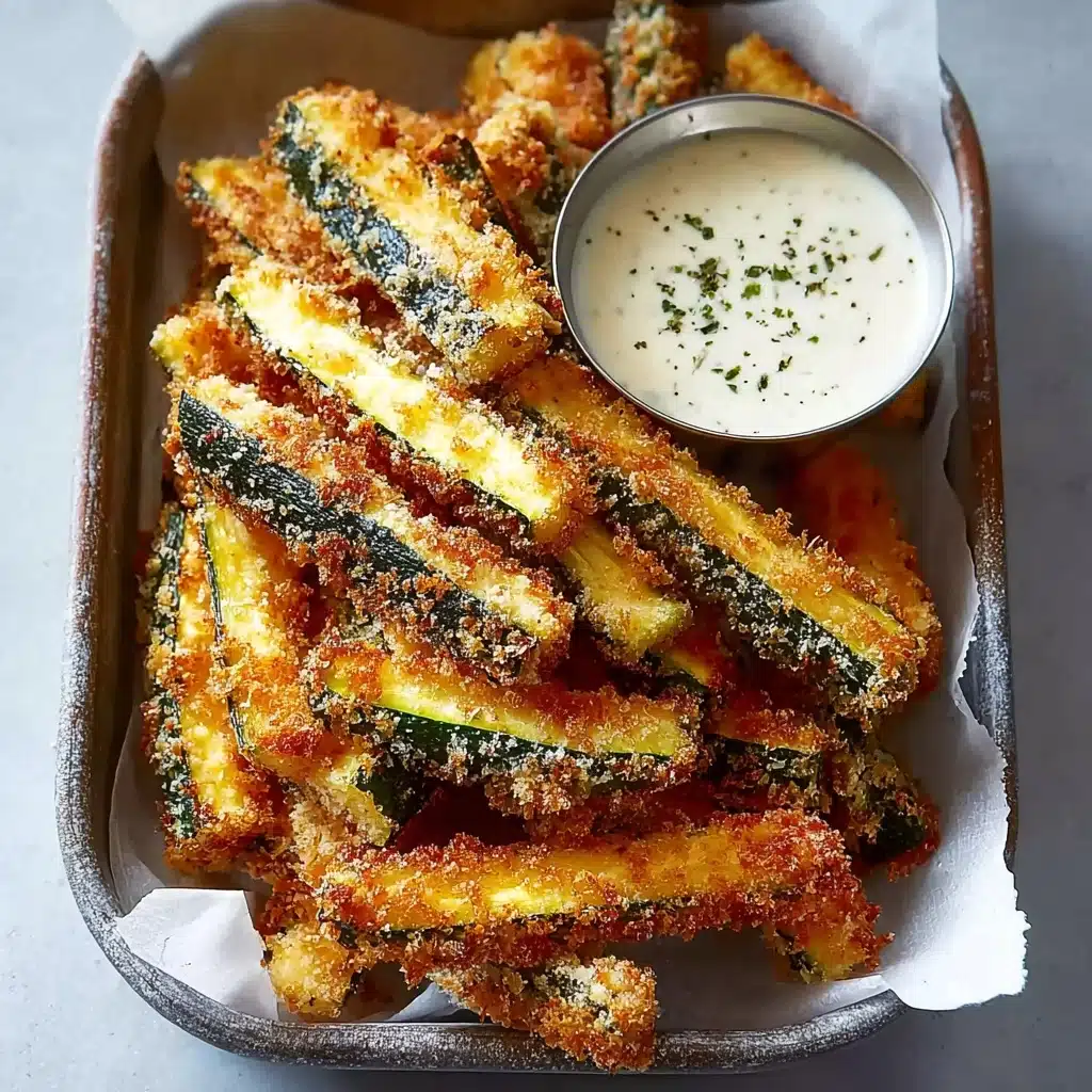 40-Minute Parmesan Zucchini Fries Recipe 5 40-Minute Parmesan Zucchini Fries Recipe - Recipe Image