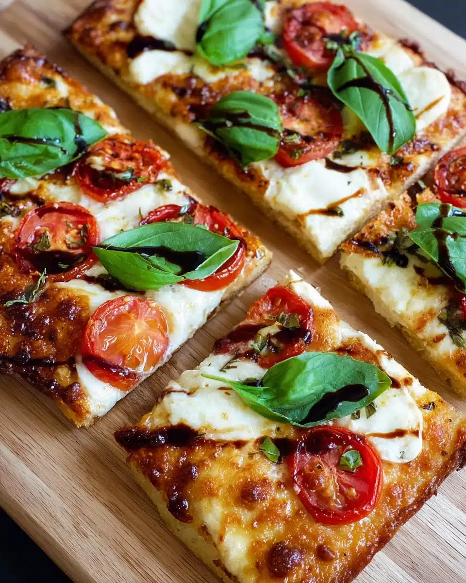 Flatbread Pizza Margherita Recipe