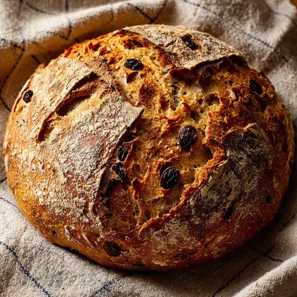 RUSTIC NO-KNEAD CRANBERRY ORANGE BREAD Recipe - Recipe Image