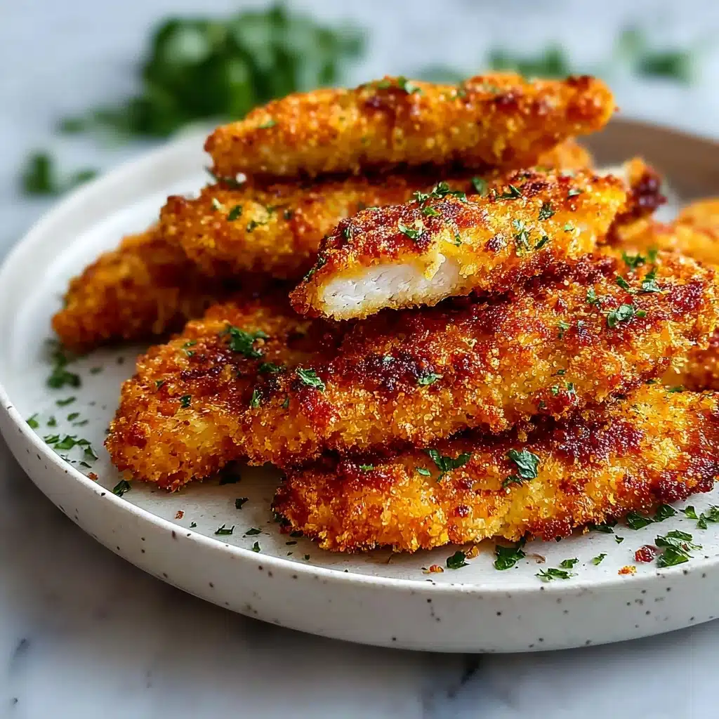 Crispy Baked Chicken Tenders Recipe 8 Crispy Baked Chicken Tenders Recipe - Recipe Image