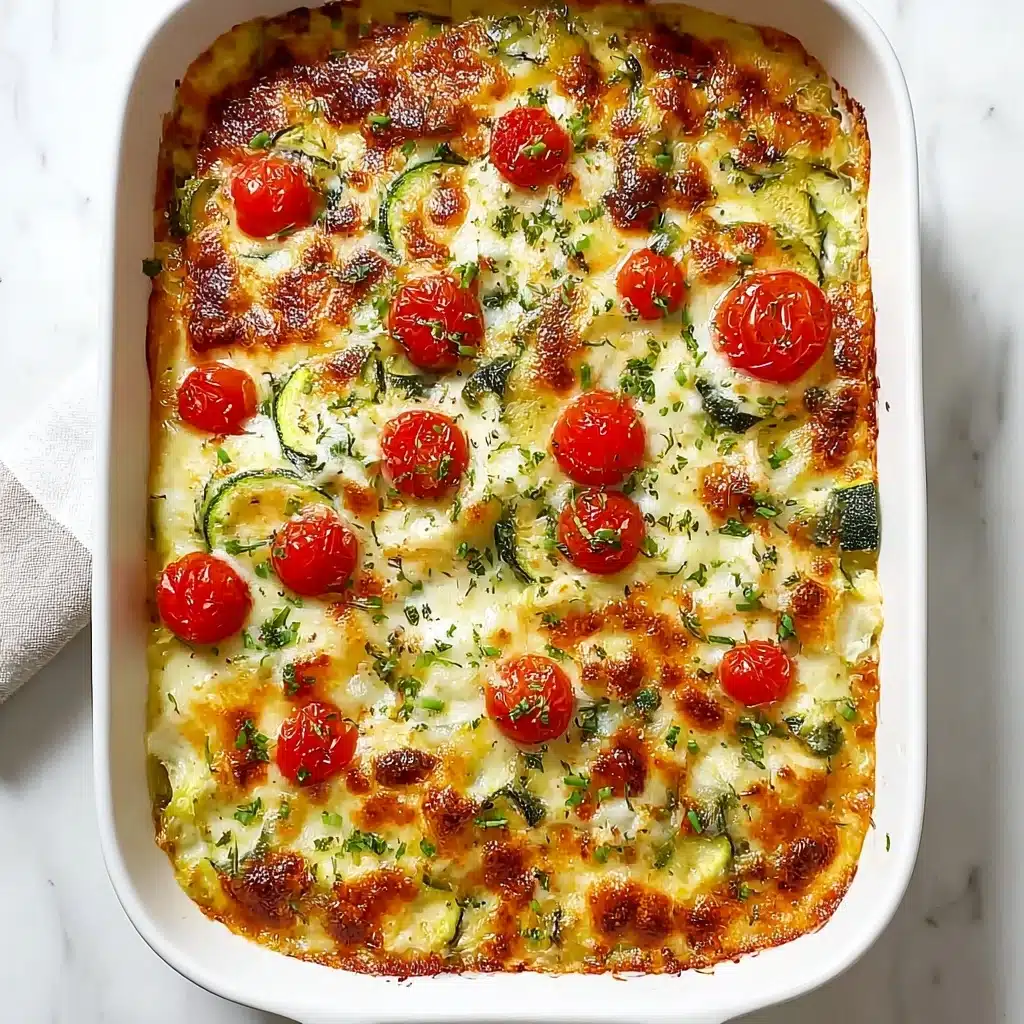Simple Baked Zucchini and Cheese Recipe 5 Simple Baked Zucchini and Cheese Recipe - Recipe Image