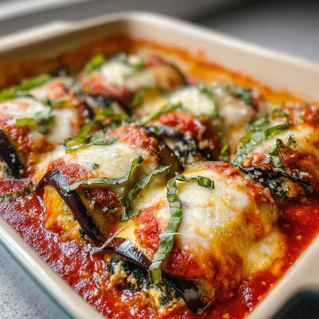40-Minute Eggplant Rollatini 4 High-Protein Cottage Cheese Veggie Bake Recipe - Recipe Image