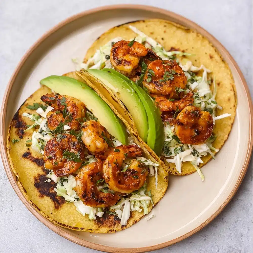 Cilantro Lime Shrimp Tacos with Creamy Slaw Recipe - Recipe Image