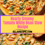 Creamy Tomato White Bean Stew Recipe
