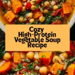 High Protein Broccoli Cheddar Soup Recipe