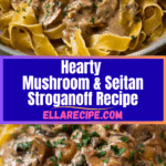 Mushroom and Seitan Stroganoff Recipe