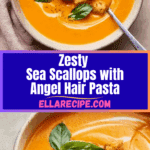 Sea Scallops with Angel Hair Pasta Recipe