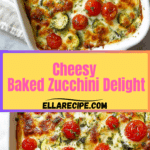 Simple Baked Zucchini and Cheese Recipe