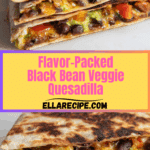 Black Bean Veggie Quesadilla Recipe