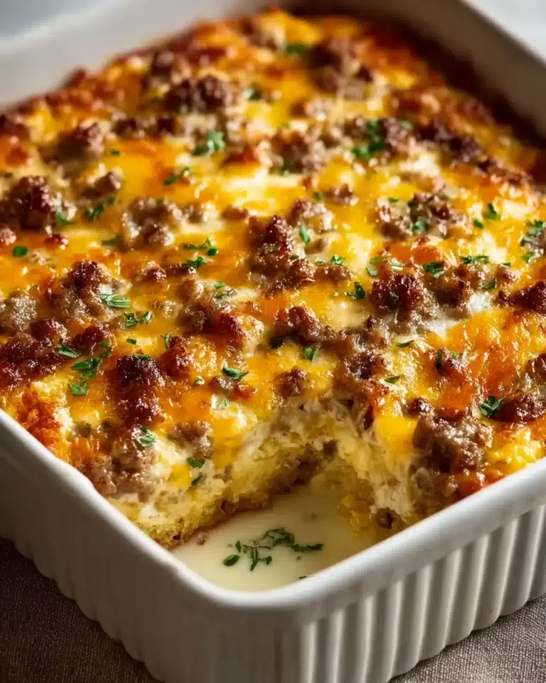 sausage hash brown breakfast casserole Recipe