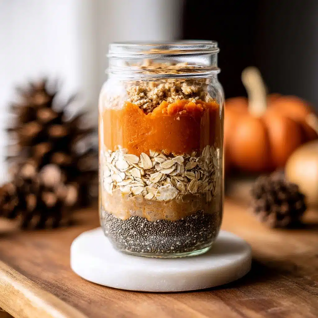 High Protein Pumpkin Overnight Oats Recipe - Recipe Image