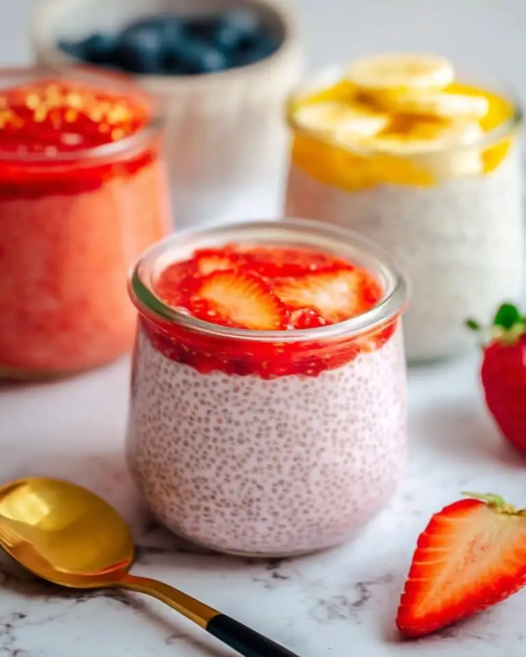 Cheesecake Chia Pudding with Various Flavors Recipe