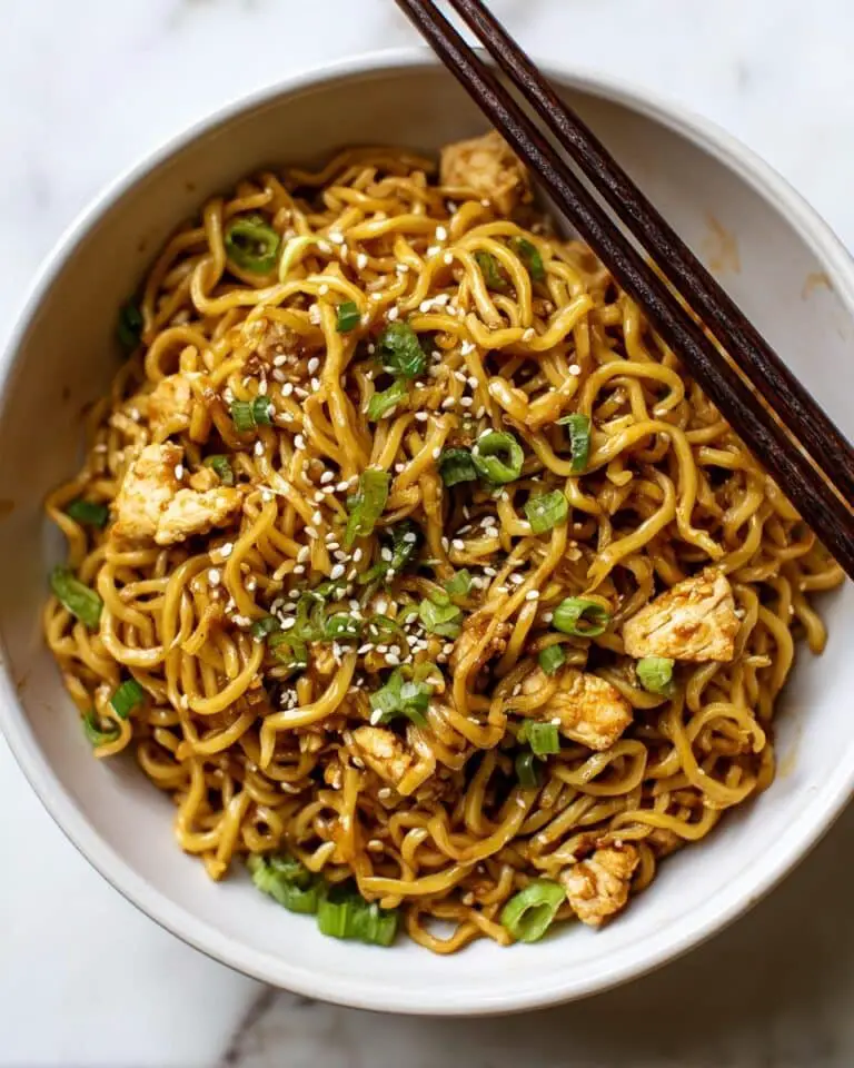 Garlic Chicken Noodles Recipe