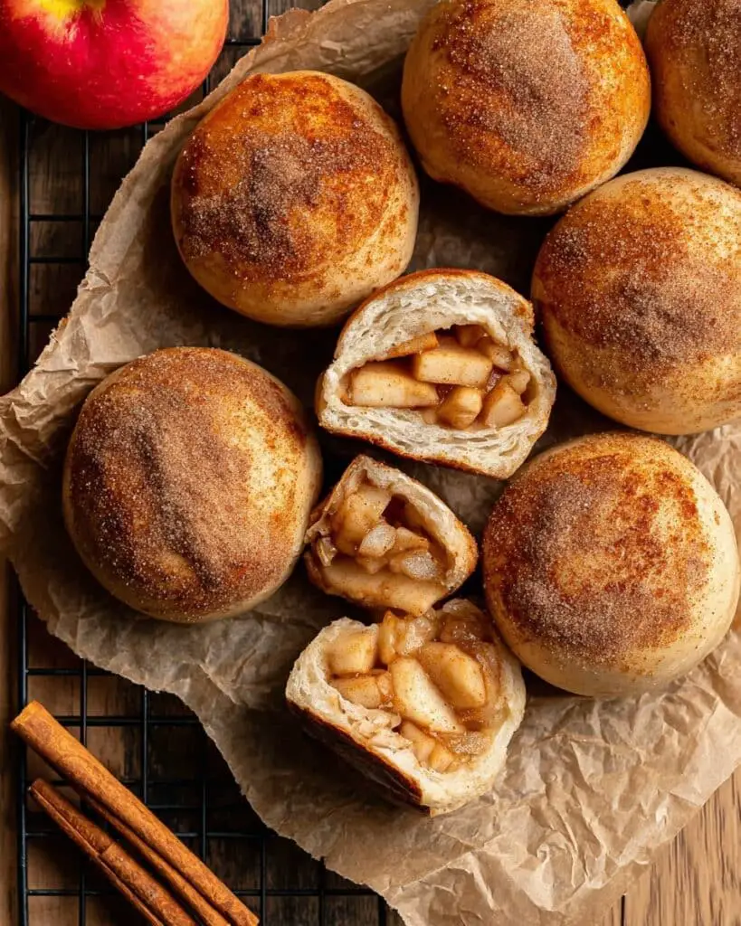 Apple Cream Cheese Stuffed Bagel Bites Recipe