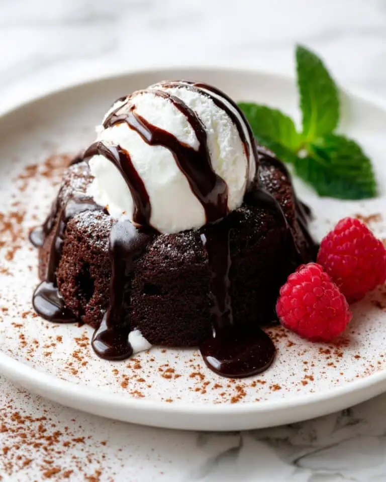Easy Chocolate Molten Lava Cakes Recipe