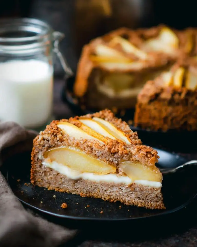 Chai-Spiced Gluten-Free Pear Cake Recipe