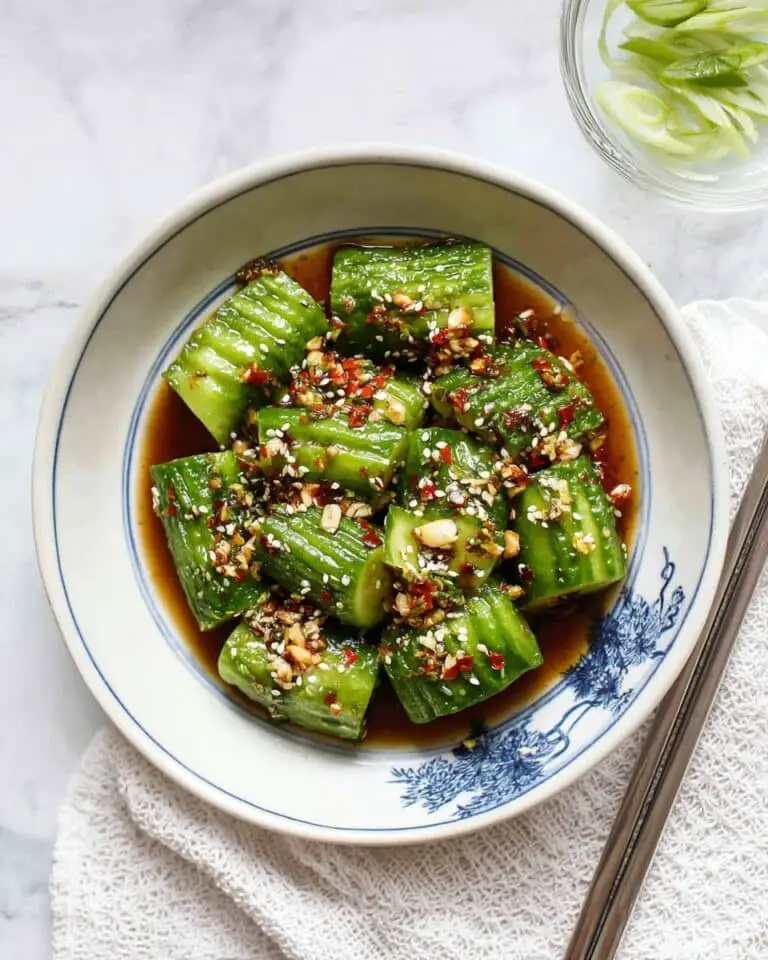 Easy & Quick Spicy Asian Cucumber Salad Recipe