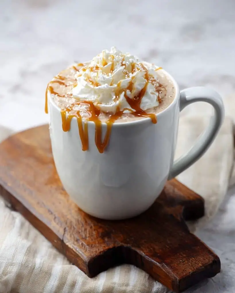 Slow Cooker Salted Caramel Hot Chocolate Recipe
