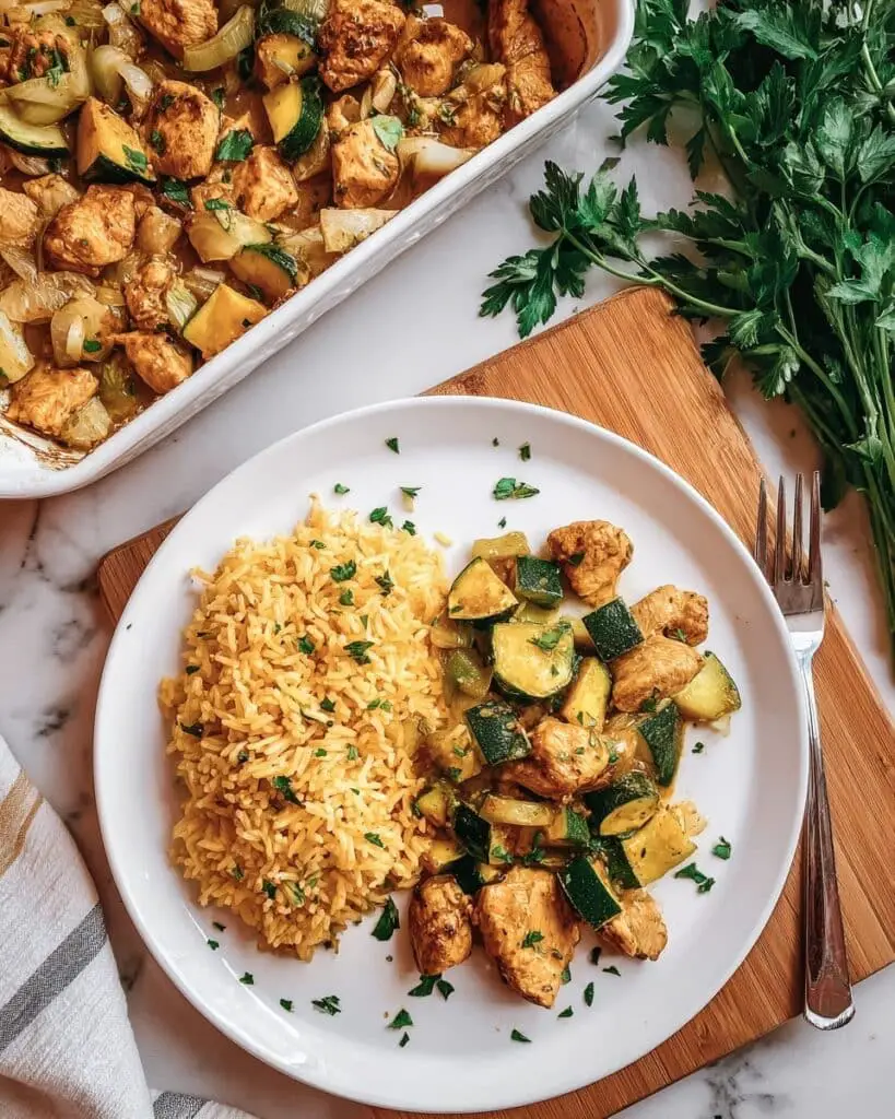 Easy Baked Chicken and Zucchini Recipe