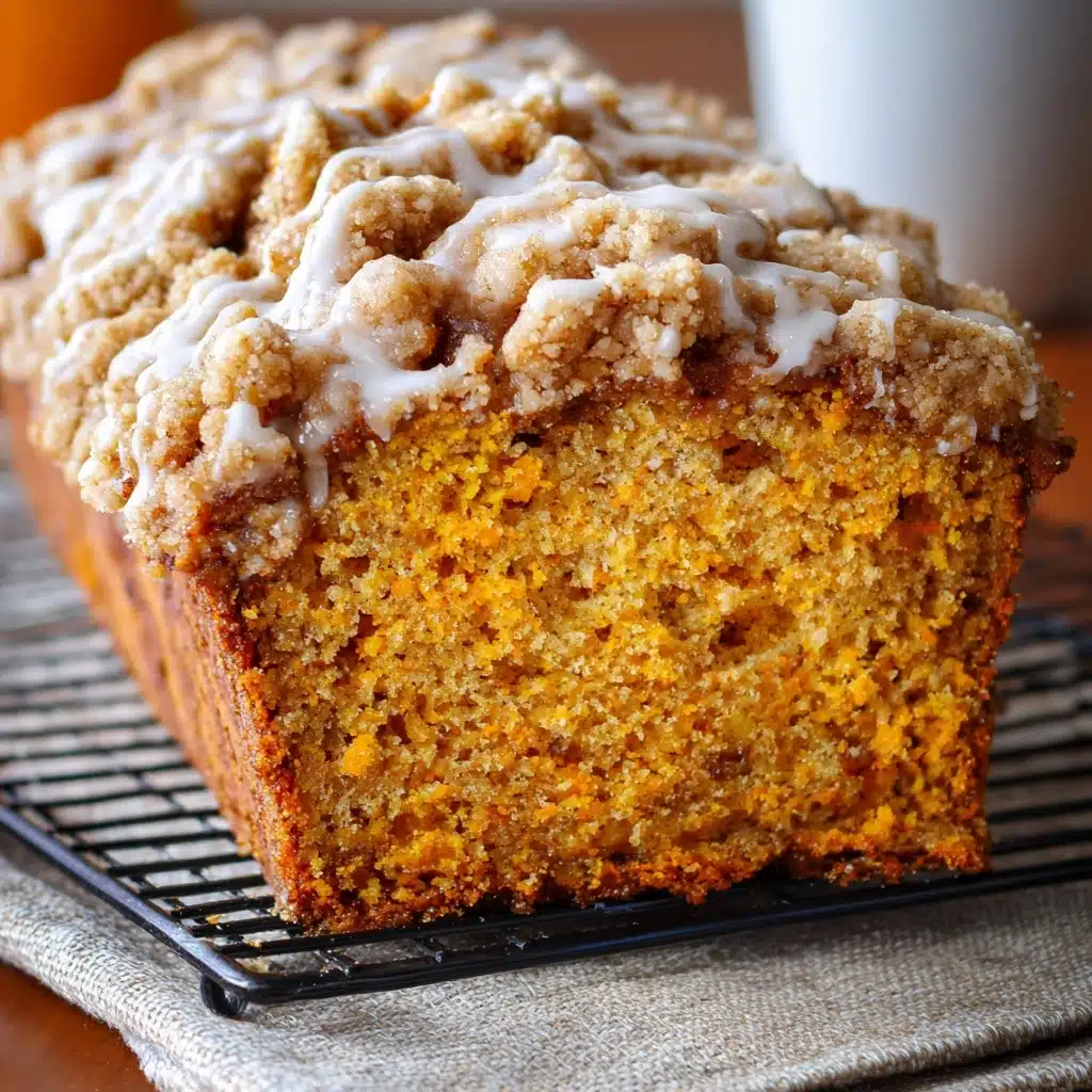 Pumpkin Streusel Bread 4 Brown Butter Pumpkin Bread with a Salted Maple Glaze Recipe - Recipe Image