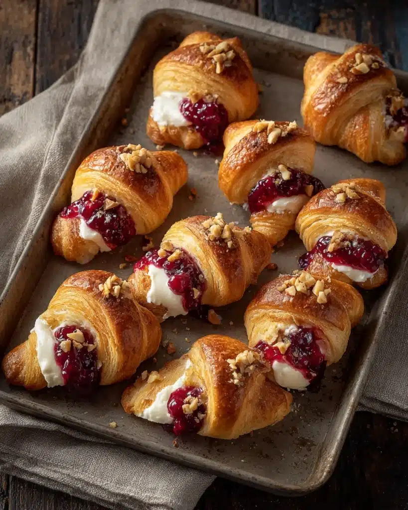 Cranberry Cream Cheese Crescent Bites Recipe