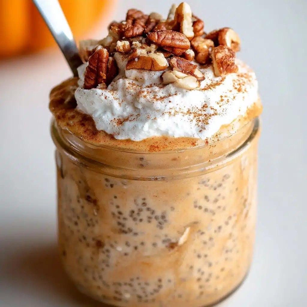High Protein Pumpkin Overnight Oats Recipe - Recipe Image