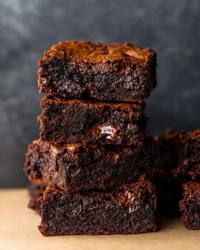Easy One Bowl Fudgy Cocoa Brownies Recipe