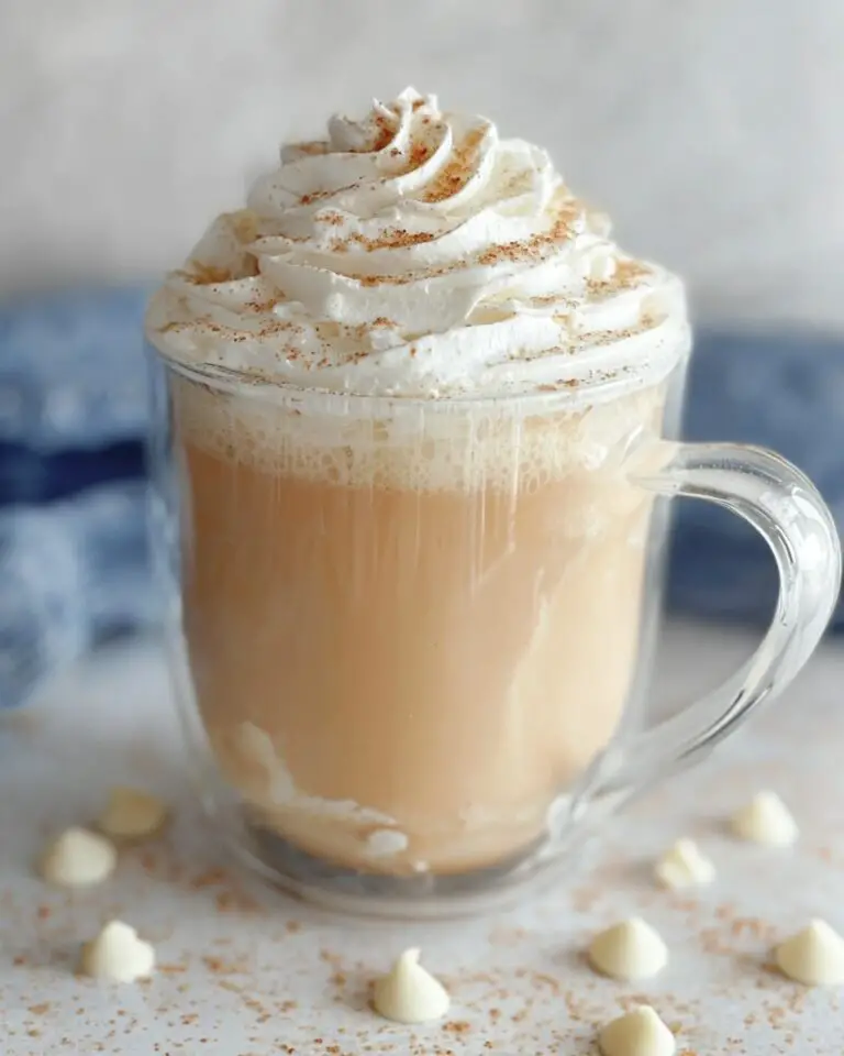 Creamy Pumpkin White Hot Chocolate Recipe