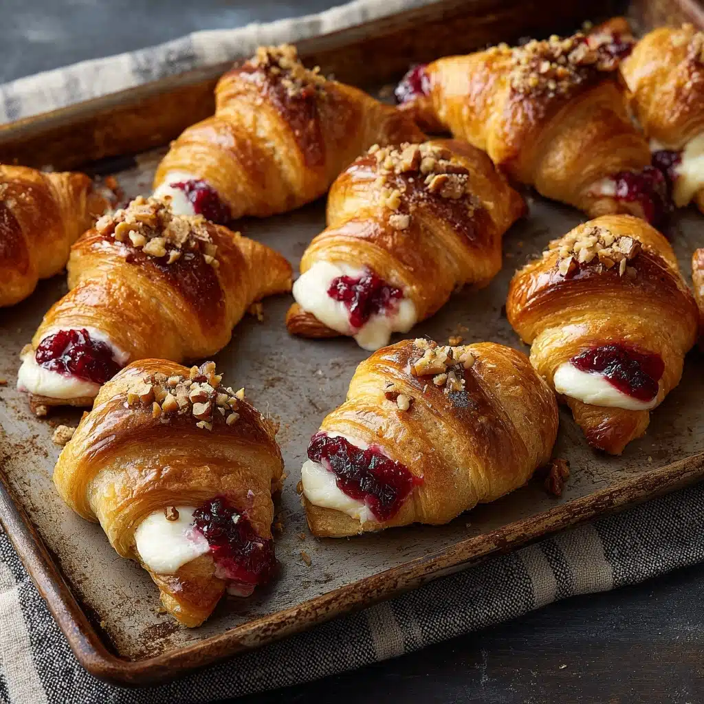 Cranberry Cream Cheese Crescent Bites Recipe - Recipe Image