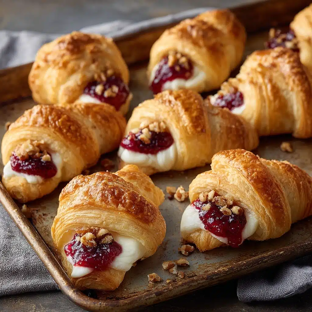 Cranberry Cream Cheese Crescent Bites Recipe - Recipe Image