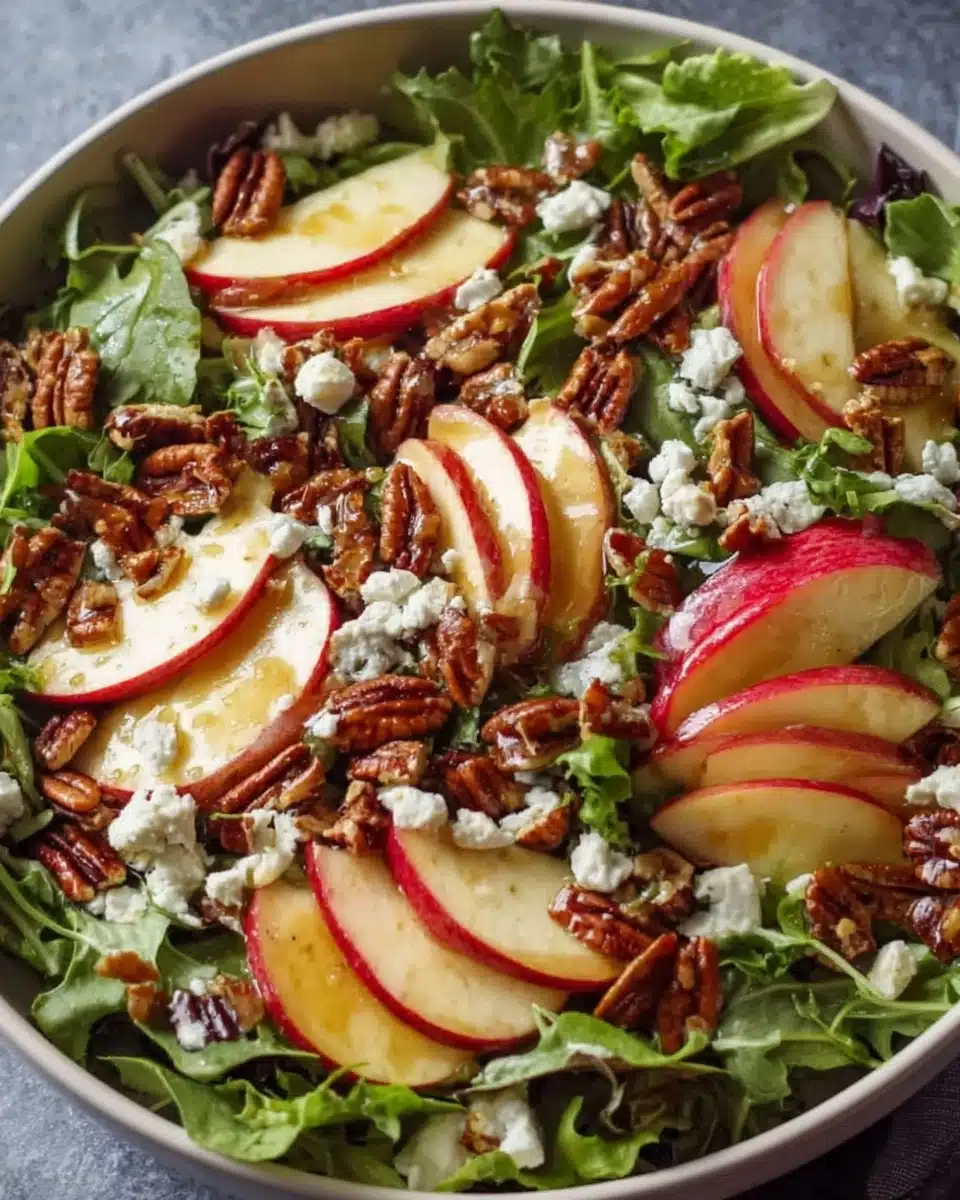 Autumn Harvest Honeycrisp Apple and Feta Salad Recipe