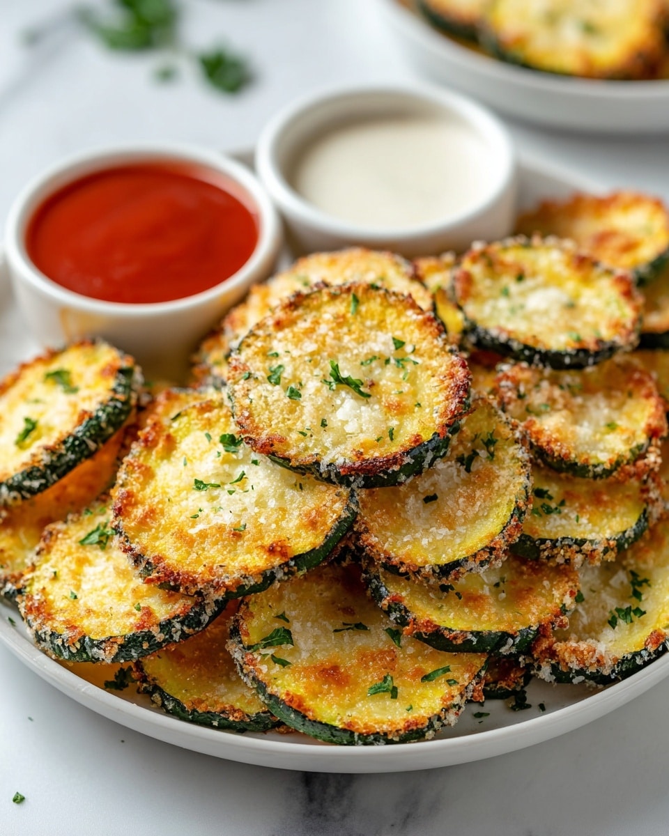 Crispy Baked Parmesan Zucchini Recipe
