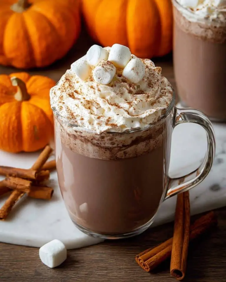 Pumpkin Spiced Hot Chocolate Recipe