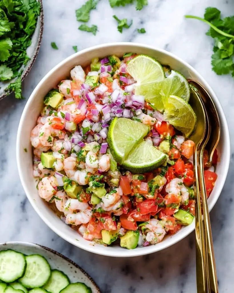 Zesty Lime Shrimp and Avocado Salad Recipe