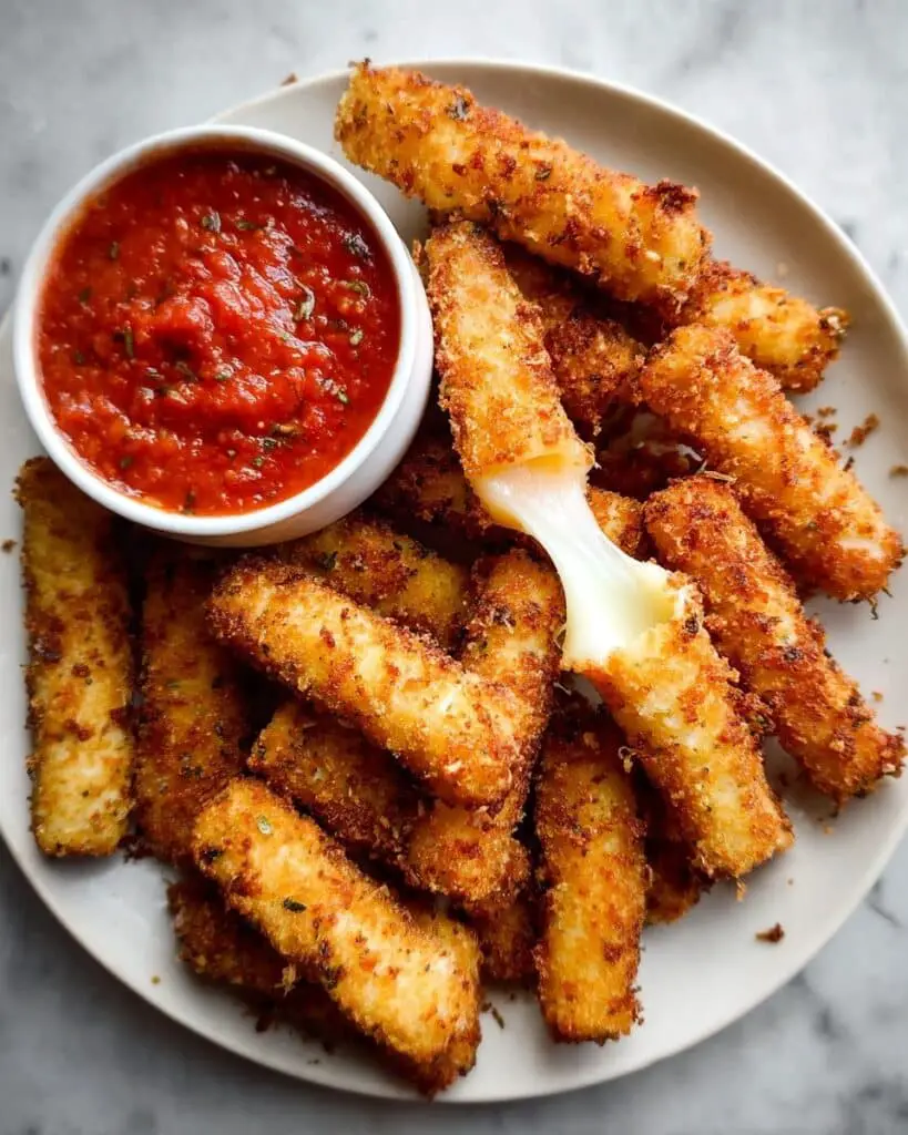 Homemade Mozzarella Sticks Recipe